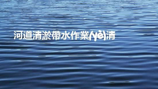 河道清淤帶水作業(yè)清淤工程中的創(chuàng)新技術與實用案例分析，如何提升施工效率？
